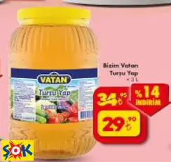 BİZİM VATAN TURŞU YAP 3 L